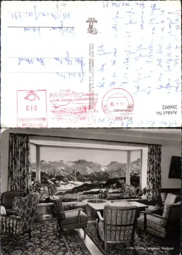 286092,Halle b. Sonthofen Allgäuer Berghof m. Alpe Eck Bergkulisse