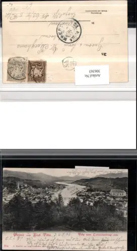 306363,Gruß aus Bad Tölz Totale vom Kalvarienberg