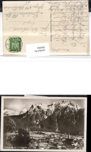 306404,Mittenwald Totale m. Karwendel Bergkulisse