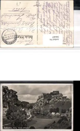 306407,Fränkische Schweiz Pottenstein Burg