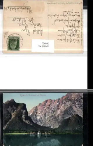 306423,Königssee See St. Bartholomä m. Watzmann Bergkulisse