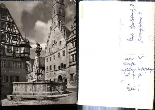 308399,Rothenburg ob d. Tauber St. Georgs-Brunnen Apotheke