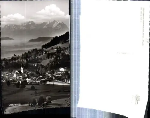 308402,Oberstaufen im Allgäu Totale m. Säntis Bergkulisse