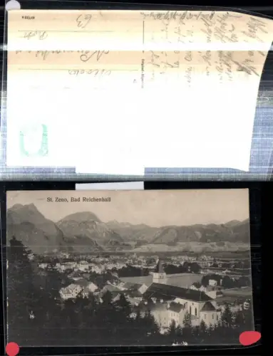 308455,Bad Reichenhall St. Zeno Totale Kirche Bergkulisse