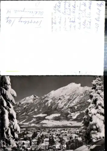 308518,Bad Reichenhall Totale m. Zwiesel u. Hochstaufen Bergkulisse Winterbild