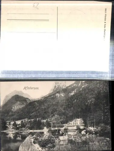 308542,Hintersee b. Ramsau Berchtesgaden Bergkulisse