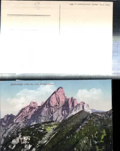 308559,Ruchenköpfe vom Rotwandhaus b. Bayrischzell Bergkulisse pub Purger e Co 9915