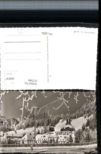 317599,Kloster Ettal Winterbild pub H. Huber 299