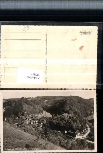 317617,Seeburg m. Schloss Uhenfels b. Münsingen Totale