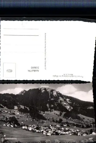 318693,Vorderhindelang im Allgäu Totale m. Hirschberg