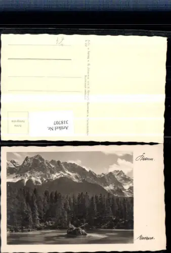 318707,Badersee See b. Grainau Bergkulisse