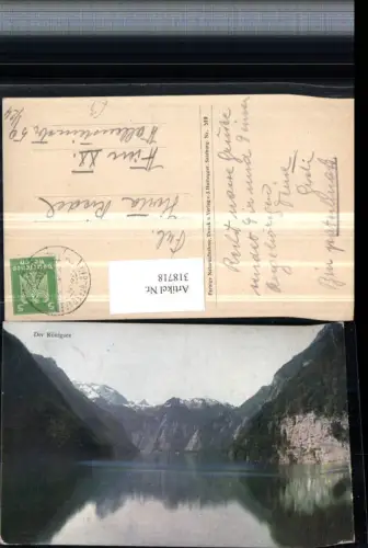 318718,Königssee See b. Schönau Bergkulisse