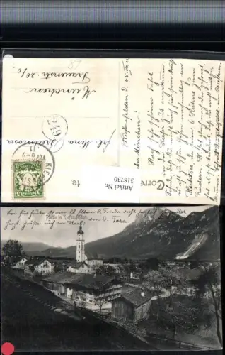 318730,Kiefersfelden Teilansicht Kirche