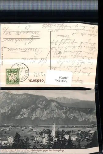 318736,Kiefersfelden Totale geg. Kaisergebirge Bergkulisse