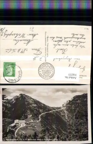 318777,Herzogstandhäuser m. Martinskopf u. Herzogstand b. Kochel am See