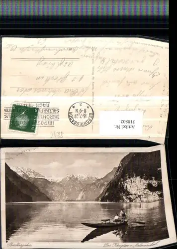 318802,Berchtesgaden Königssee Zille Bergkulisse