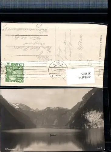 318865,Königssee See b. Schönau Bergkulisse