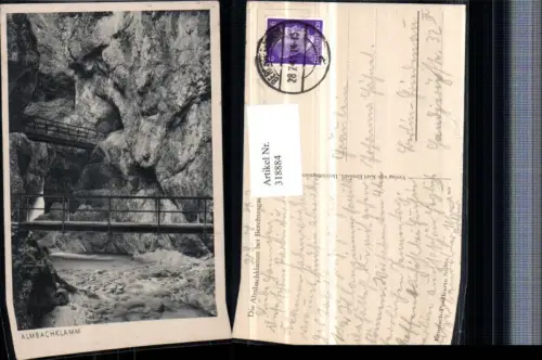 318884,Almbachklamm Klamm b. Berchtesgaden Brücken