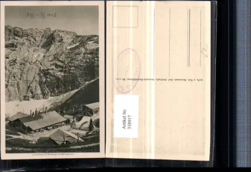 318917,Unterkunftshaus am Schachen b. Garmisch-Partenkirchen Bergkulisse