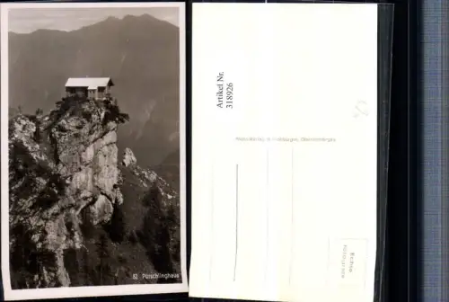 318926,Pürschlinghaus Berghütte b. Unterammergau Bergkulisse
