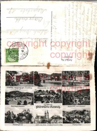 461302,Fränkische Schweiz Pottenstein Egloffstein Tüchersfeld Mehrbildkarte