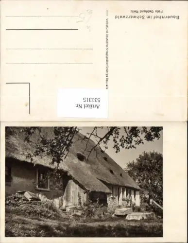 531315,Bauernhof im Schwarzwald Foto Gebhard Reitz