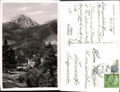 534062,Foto Ak Bayrischzell Blick zum Wendelstein