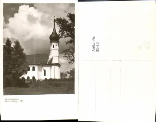 534111,Foto Ak Dorfkirchlein Urschalling Prien a. Chiemsee Oberbayern