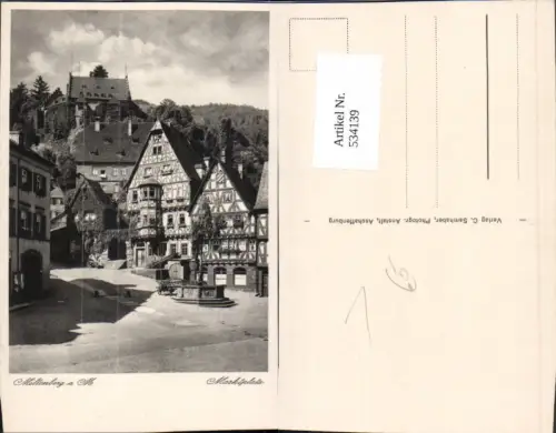 534139,Miltenberg a. Main Marktplatz