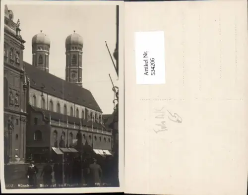 534206,Foto Ak München Blick a. d. Frauentürme