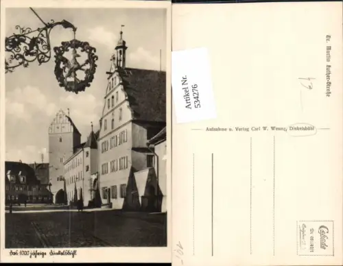 534276,Foto Ak Dinkelsbühl Dr Martin Luther-Straße