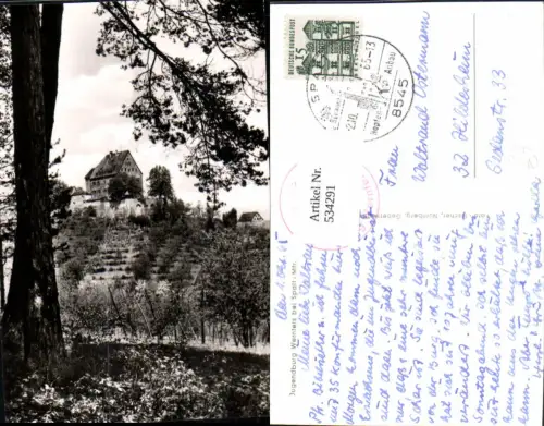 534291,Foto Ak Jugendburg Wernfels b. Spalt Mittelfranken