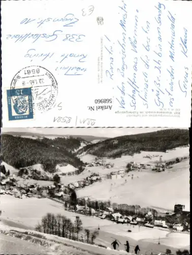 568960,Warmensteinach i. Fichtelgebirge Winteransicht Wintersport