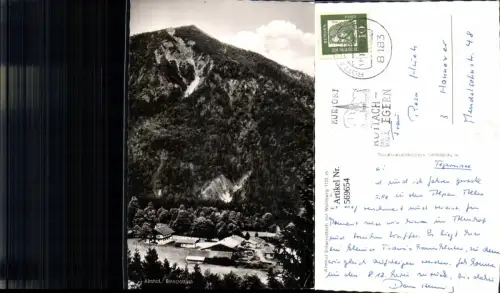 569654,Foto Ak Almhof Enterrottach m. Wallberg Rottach-Egern