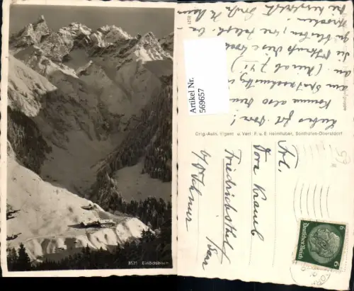 569657,Oberstdorf Einödsbach m. Mädelegabelgruppe