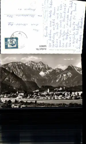 569691,Füssen Allgäu Gipfelkarte