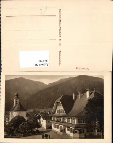 569696,Schleching Ansicht m. Kirche