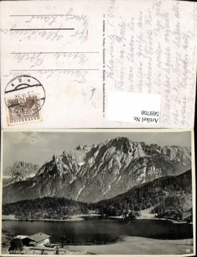 569708,Lautersee b. Mittenwald m. Karwendel