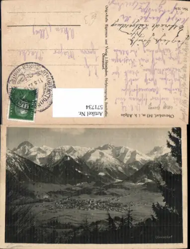 571734,Oberstdorf Allgäu Totale