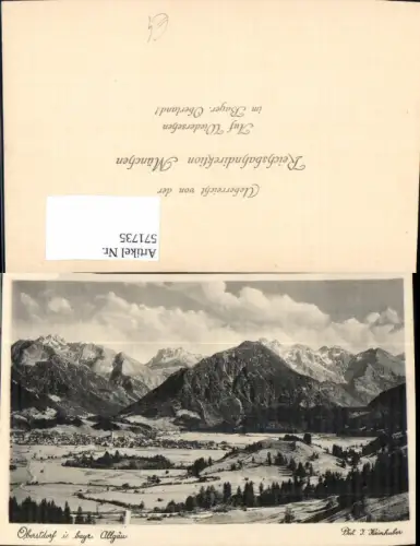 571735,Oberstdorf i. Allgäu Reichsbahndirektion München