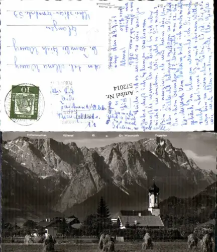 572014,Farchant gegen Zugspitzengruppe Höllentalspitzen Kl. u. Gr. Waxenstein Zugspitze