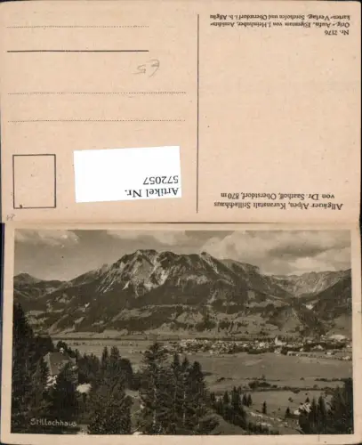 572057,Stillachhaus Oberstdorf Allgäu Kuranstalt