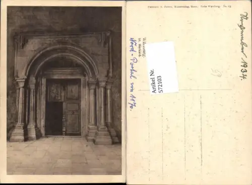 572103,Würzburg St Burkard Nordportal