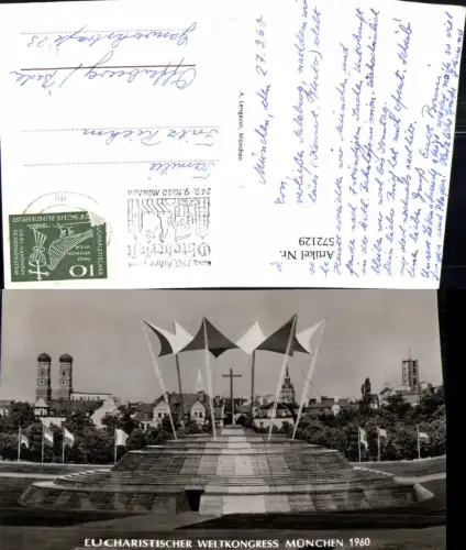 572129,München Eucharistischer Weltkongress 1960 Theresienwiese