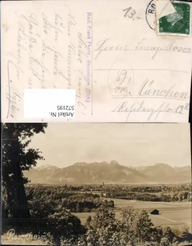 572195,Foto Ak Rosenheim Ansicht pub Mart. Frank Photo