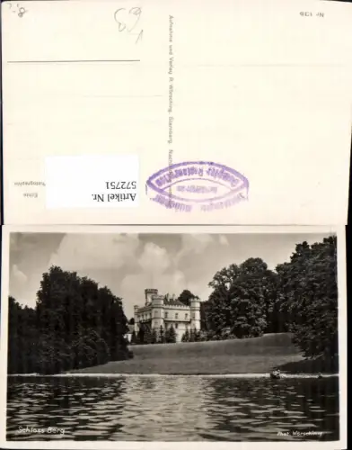 572751,Foto Ak Berg Schloss Berg Ruderboot Starnberger See pub R. Wörsching 13b