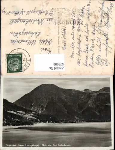 573006,Tegernsee Blick v. Gut Kaltenbrunn Gmund am Tegernsee