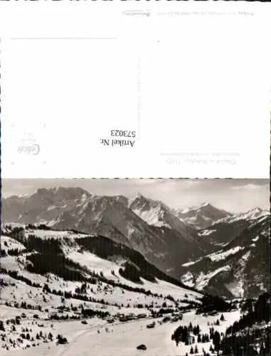 573023,Foto Ak Oberjoch i. Hochallgäu Skidorf Wintersport