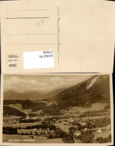 573036,Foto Ak Bayerisch Gmain u. Großgmain in Österreich Grenze