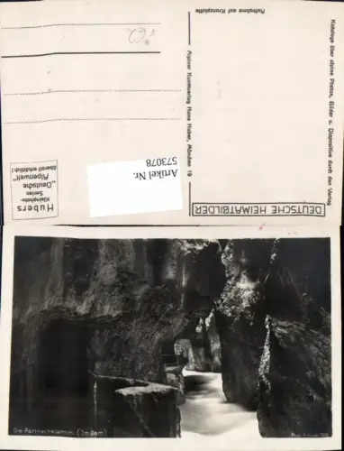 573078,Partnachklamm Garmisch-Partenkirchen Im Dom pub Hans Huber 325